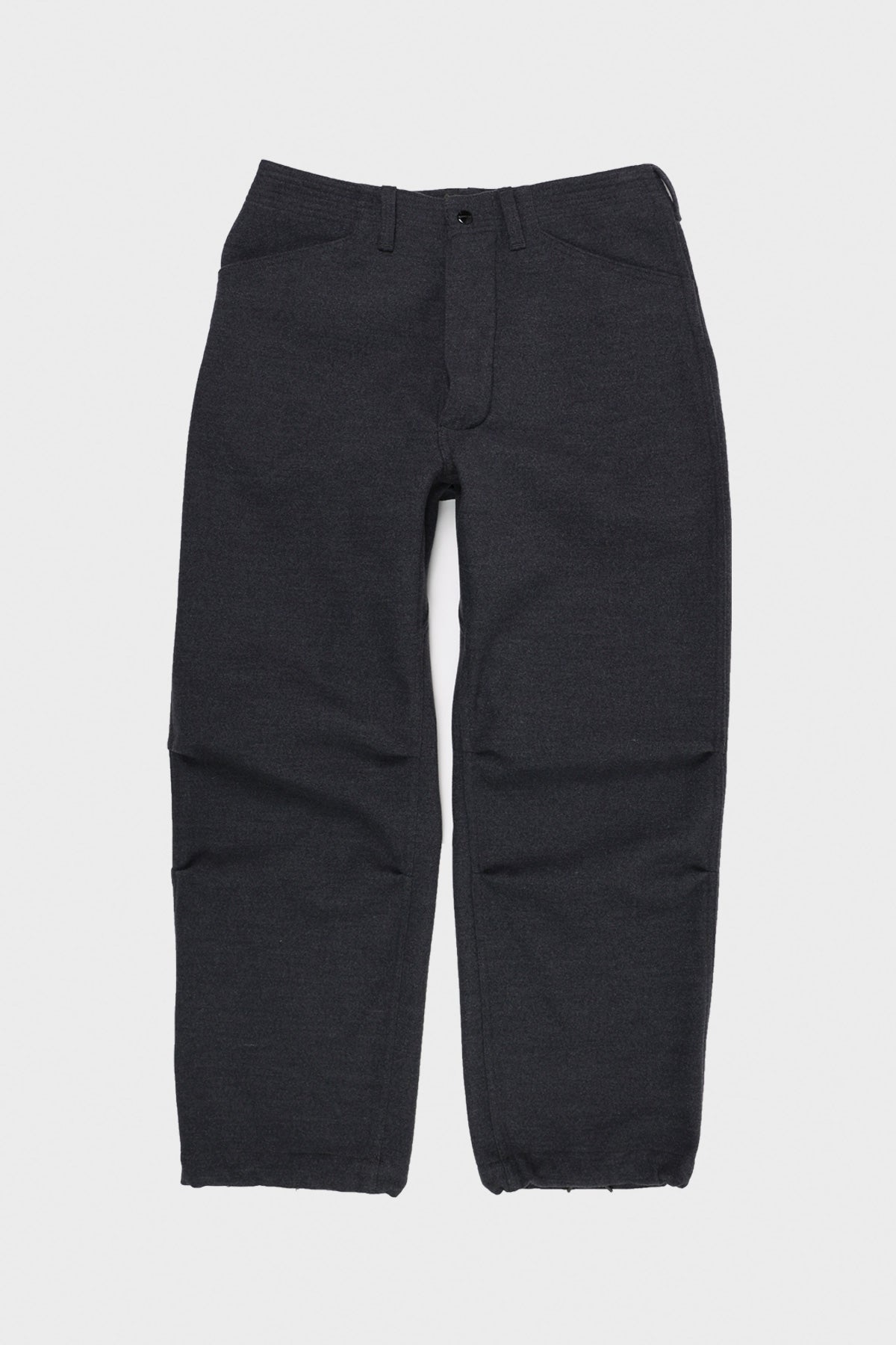 Poly Melton Chop at Overgrown Pants - Charcoal