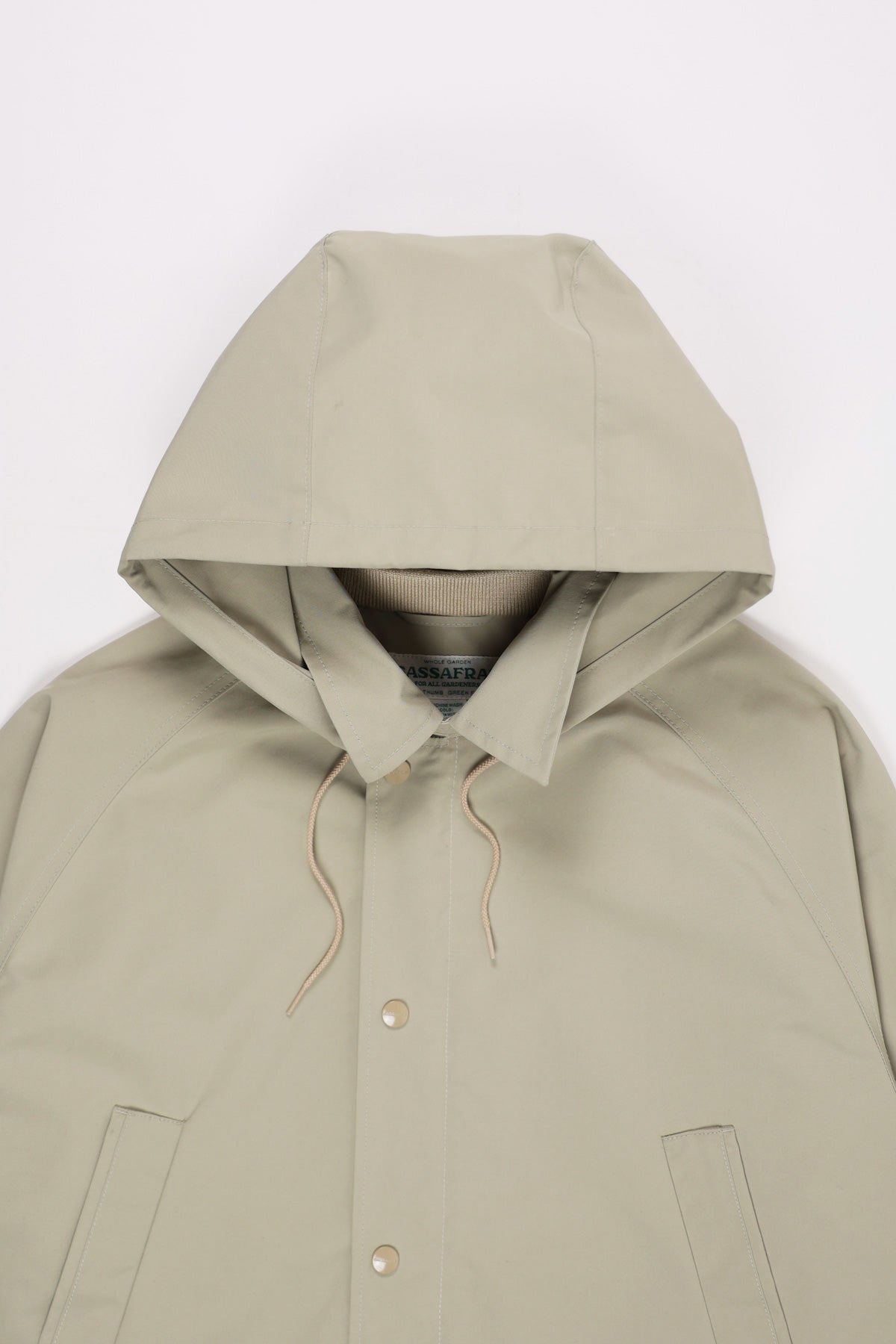 Sassafras - Weather Twill Fall Leaf Coat - Beige - Canoe Club