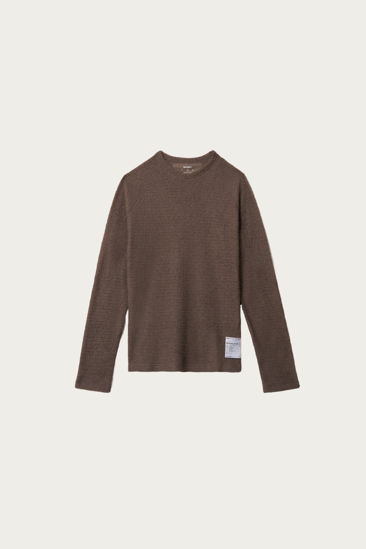 Satisfy Running - FuzzFleece AD Long Tee - Falcon - Canoe Club