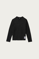 Satisfy Running - FuzzFleece AD Long Tee - Phantom - Canoe Club