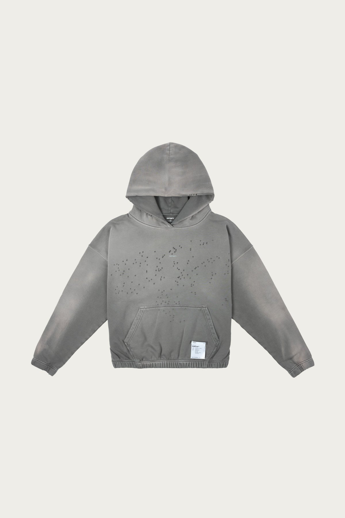 Satisfy Running - Mothtech Hoodie - Faded Black - Canoe Club