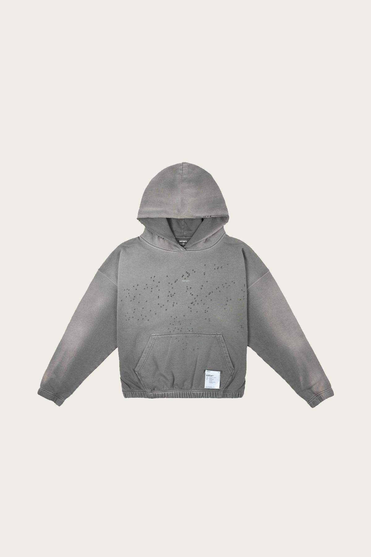Satisfy Running - Mothtech Hoodie - Faded Black - Canoe Club