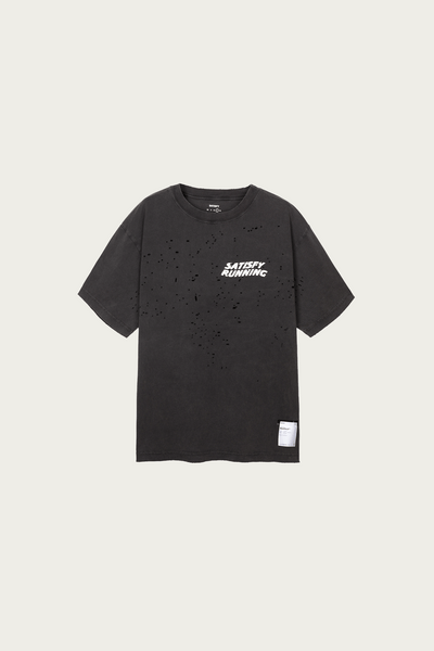Satisfy MothTech T-Shirt | Aged Black | Canoe Club