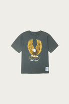 Satisfy Running - Mothtech T-Shirt - Faded Black (Eagle) - Canoe Club