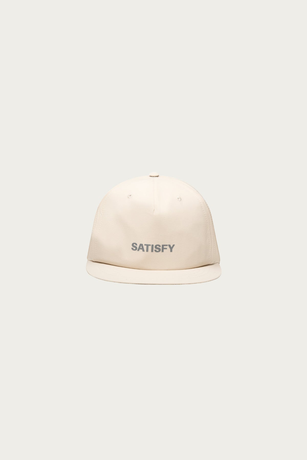Satisfy Running - PeaceShell 5 Panel Pinch Cap - Off-White - Canoe Club