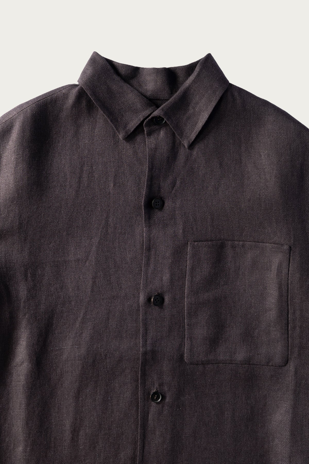 Seya - Double Face Overshirt - Mud Indigo - Canoe Club