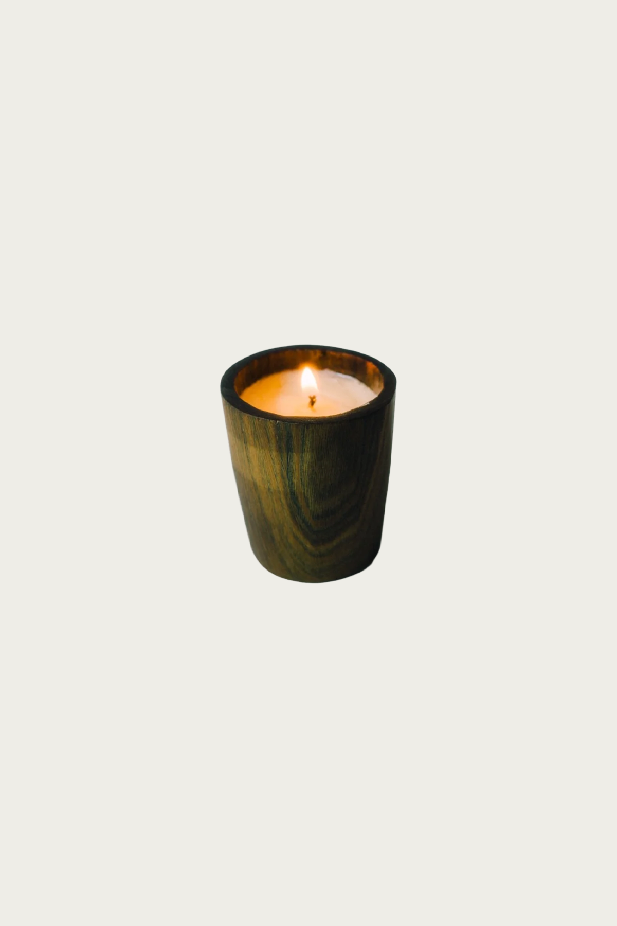 Seya - Palo Santo Hand Made Candle - S - Off White X Brown - Canoe Club