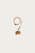Seya - Yui Musubi Drop Necklace - Transparent/Natural Brown - Canoe Club