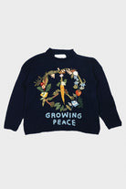 Story Mfg. - Twinsun Rollneck - Indigo Growing Peace - Canoe Club