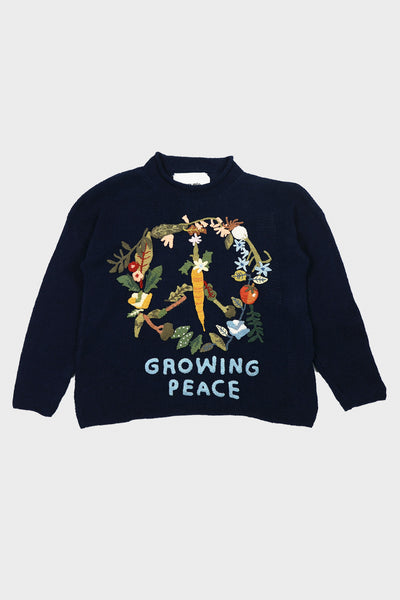 Story MFG. Twinsun Rollneck | Indigo Growing Peace | Canoe Club