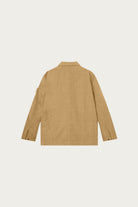 Stone Island - Bonded Linen Coach Jacket - Dark Beige - Canoe Club