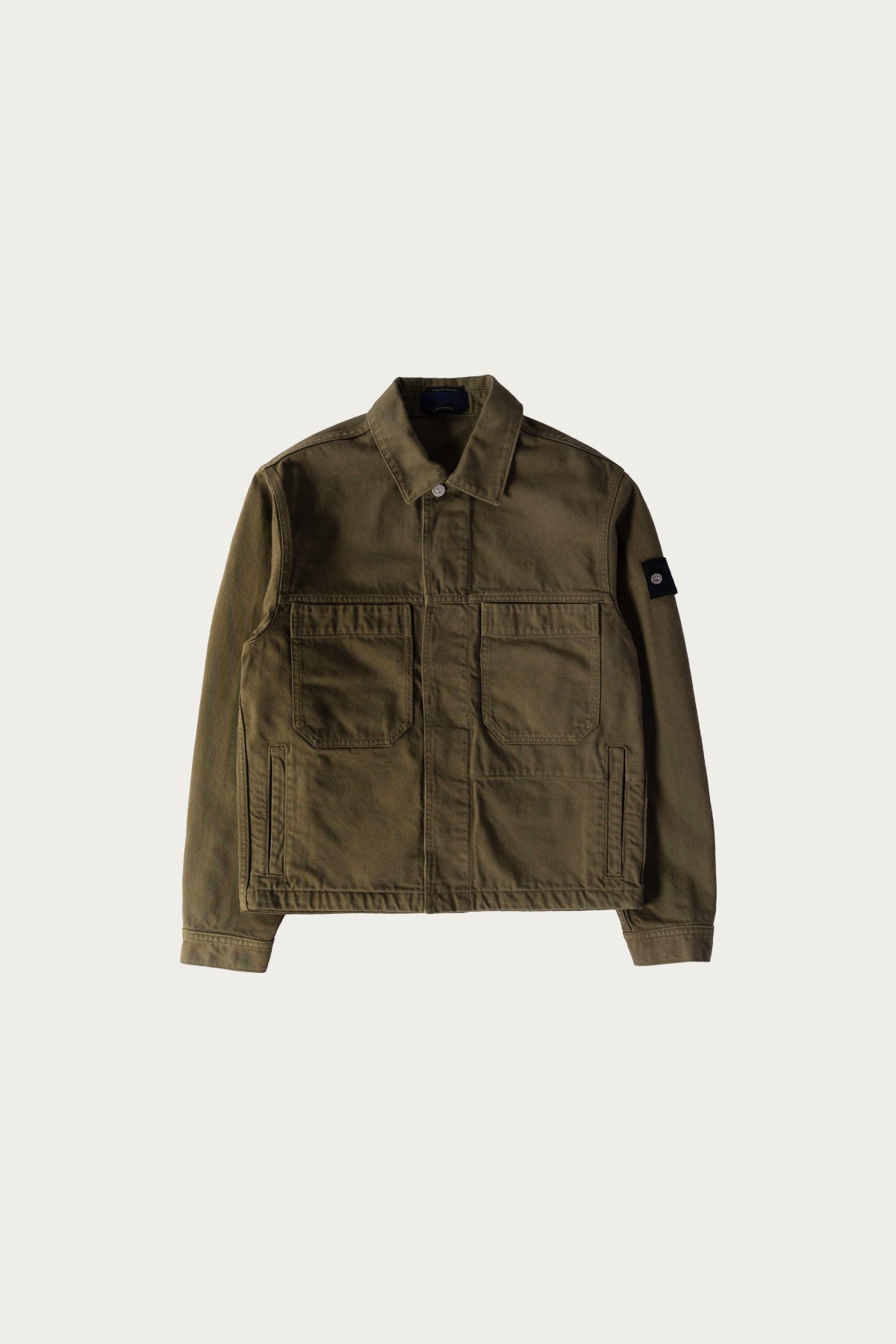 Stone Island - Bull Denim Jacket - Olive - Canoe Club