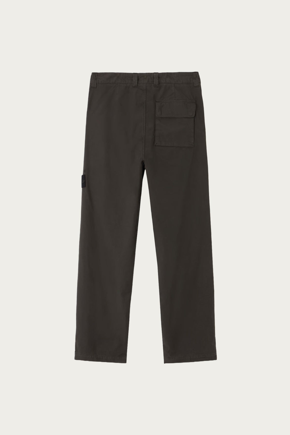 Stone Island - Canvas Weave Cotton Trousers - Lead Grey - Canoe Club