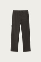 Stone Island - Canvas Weave Cotton Trousers - Lead Grey - Canoe Club