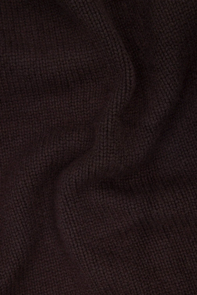 Stone Island - Cashmere President's Knit w/ Detachable Padded Lining - Dark Brown - Canoe Club