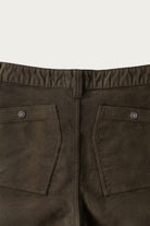 Stone Island - Loose Fit Cotton-Moleksin-TC Trousers - Olive - Canoe Club