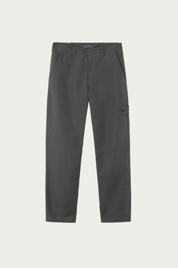 Stone Island - Weatherproof Cotton Canvas Trousers - Grey - Canoe Club