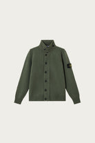 Stone Island - Lambswool Cardigan - Military Green - Canoe Club
