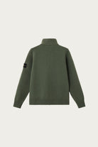 Stone Island - Lambswool Cardigan - Military Green - Canoe Club