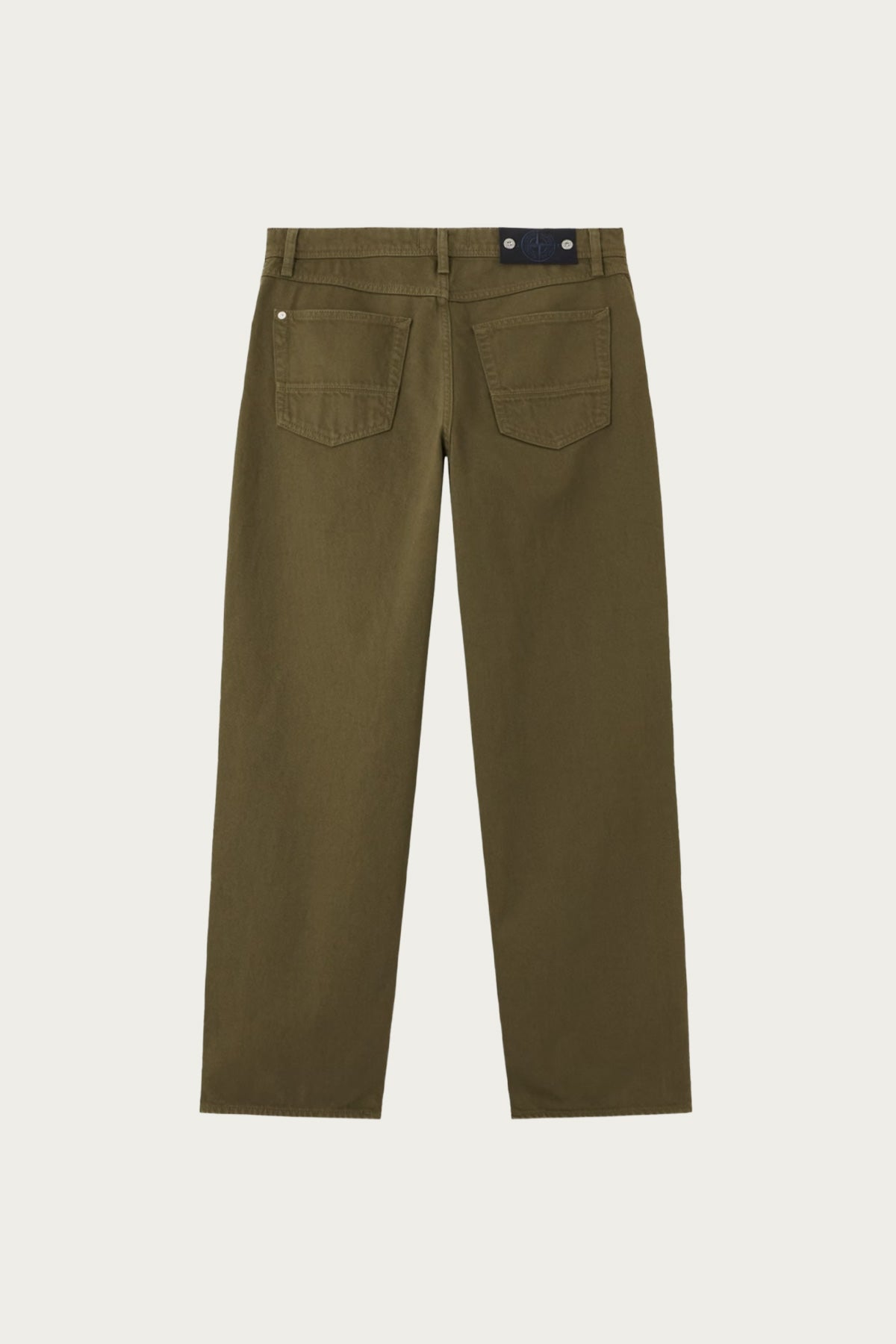 Stone Island - Loose Bull Denim Pants - Olive - Canoe Club