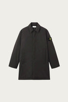 Stone Island - Microtwill Long Coat - Lead Grey - Canoe Club