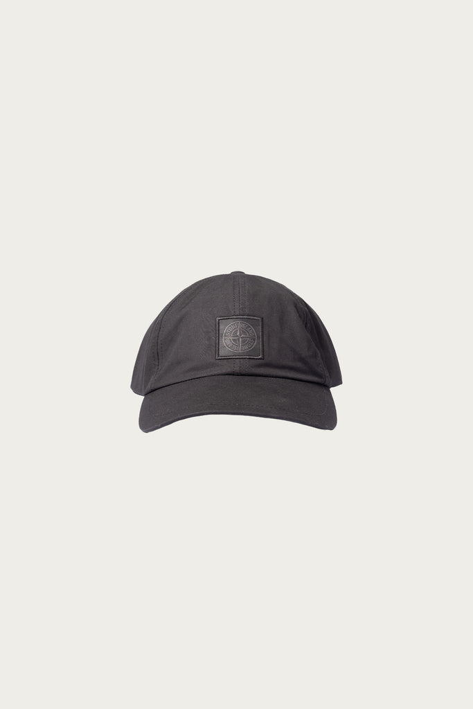 Stone Island - Weatherproof Cotton Canvas Cap - Black - Canoe Club