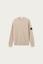 Stone Island - Organic Cotton Loose-Fit Crew Neck - Taupe - Canoe Club