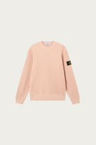 Stone Island - Regular-Fit Crewneck Sweatshirt - Plaster Pink - Canoe Club