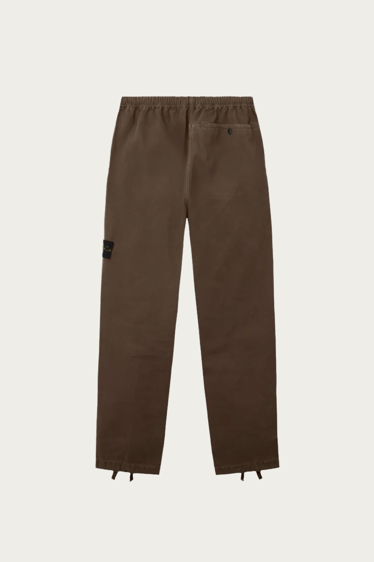 Stone Island - Organic Panama Cotton 'Old' Effect Loose-Fit Cargos - Brown - Canoe Club