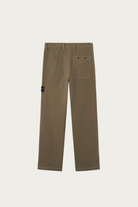 Stone Island - Organic Panama Cotton "Old" Effect Trousers - Military Green - Canoe Club