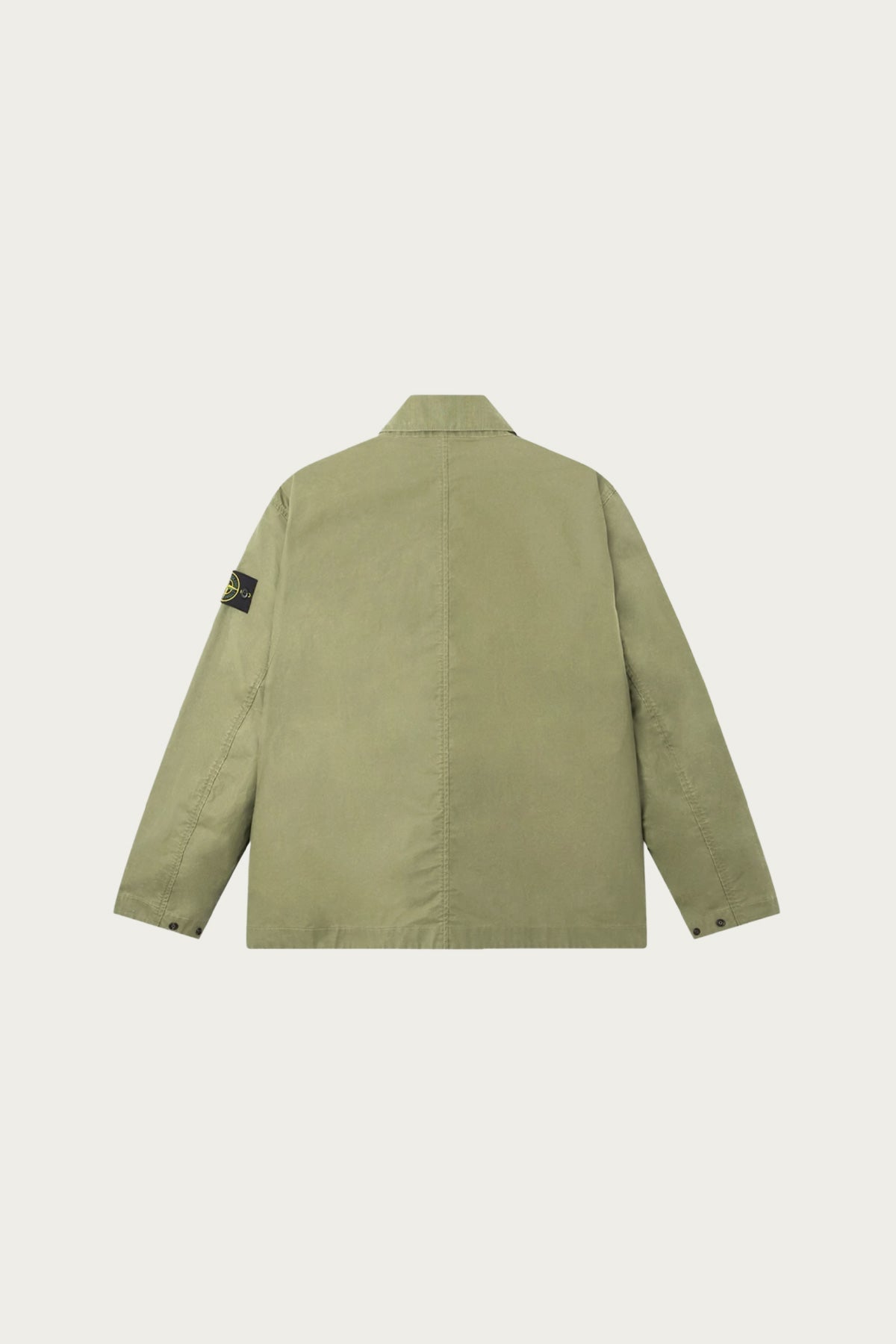 Stone Island - Pigmented Wax Coating Coach Jacket - Military Green - Canoe Club