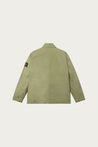 Stone Island - Pigmented Wax Coating Coach Jacket - Military Green - Canoe Club