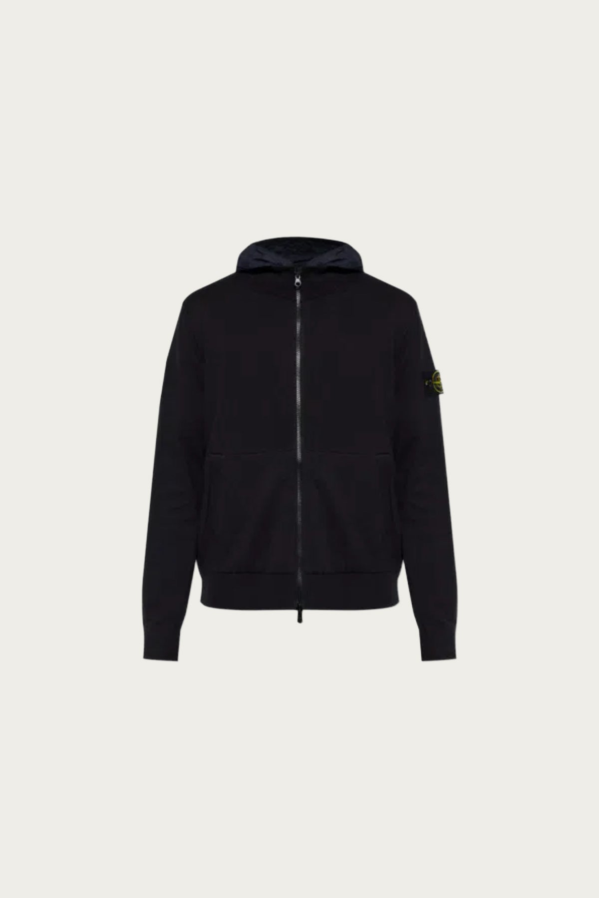 Stone Island - Reversible Zip Hoodie - Black/Navy - Canoe Club
