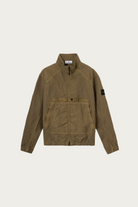 Stone Island - Warped Rib Nylon-TC Jacket - Military Green - Canoe Club