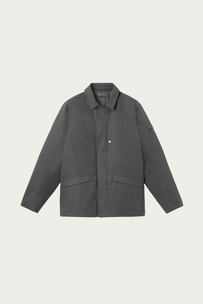 Stone Island - Weatherproof Cotton/Canvas Jacket - Grey - Canoe Club
