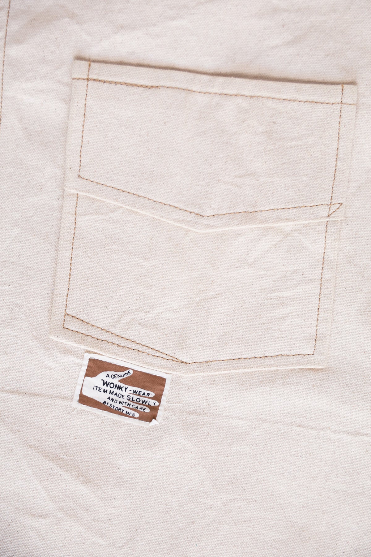 Story Mfg. - 555 Jacket - Ecru Wonky-Wear - Canoe Club