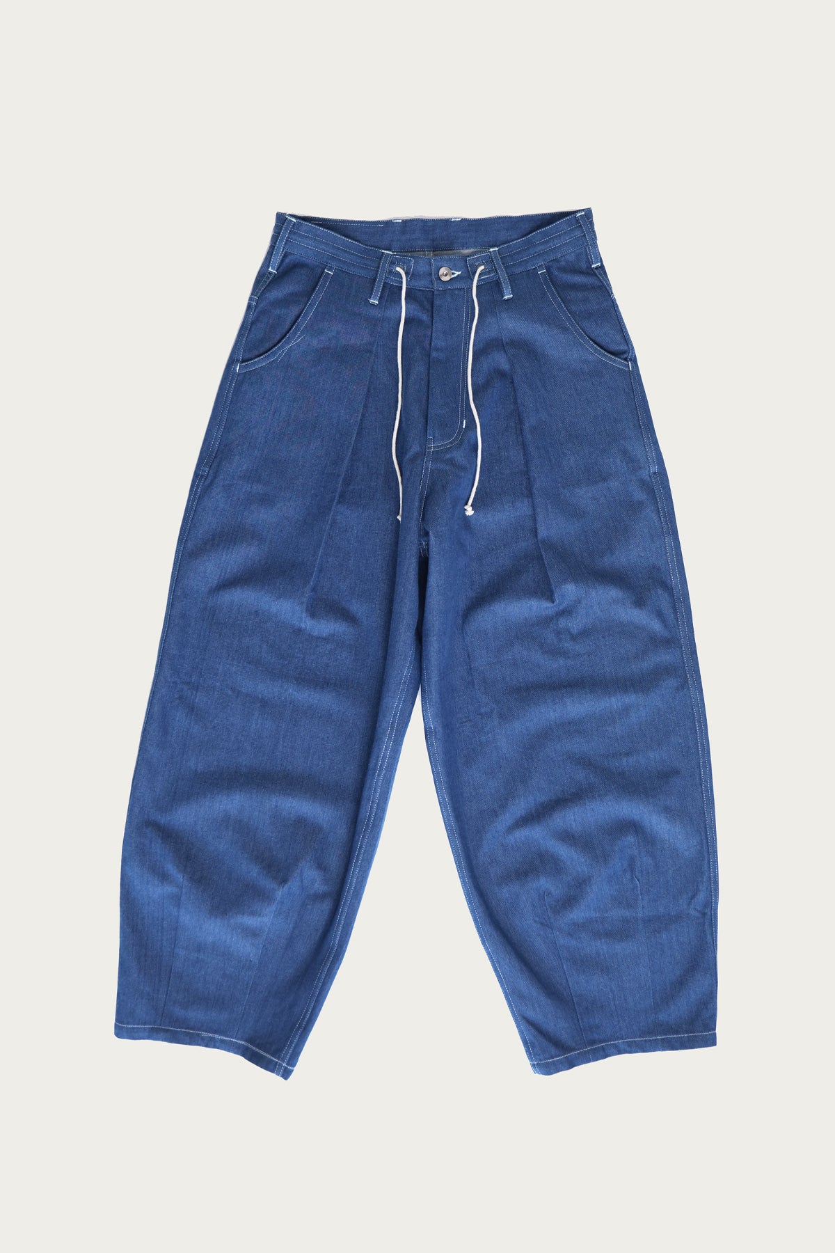 Story Mfg. - Lush Pants - Indigo Denim Wonky-Wear - Canoe Club