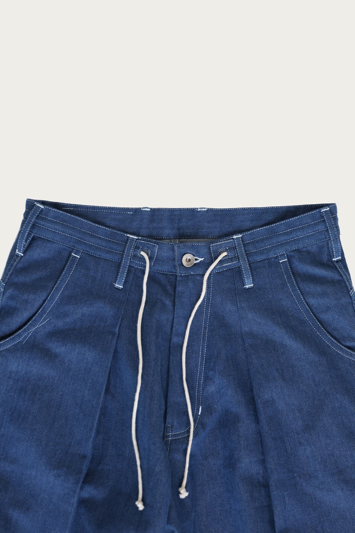 Story Mfg. - Lush Pants - Indigo Denim Wonky-Wear - Canoe Club