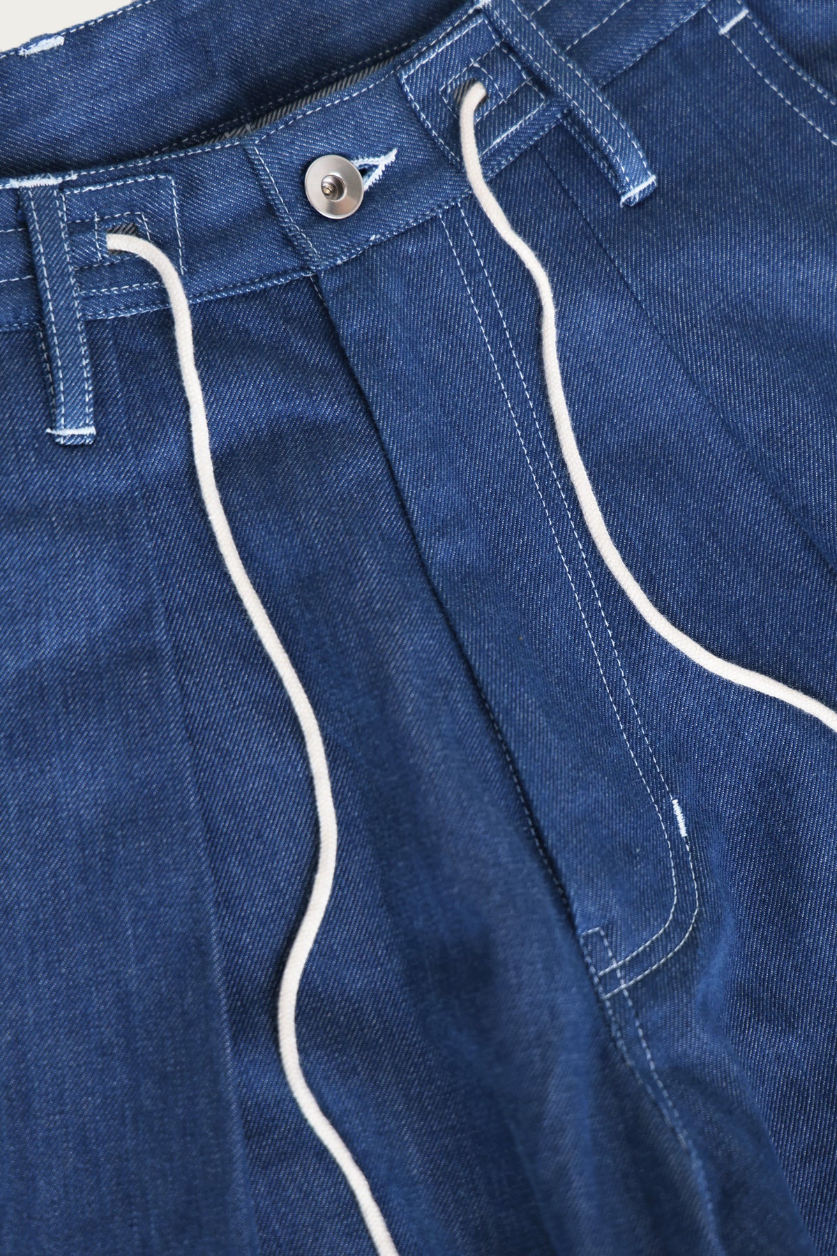 Story Mfg. - Lush Pants - Indigo Denim Wonky-Wear - Canoe Club