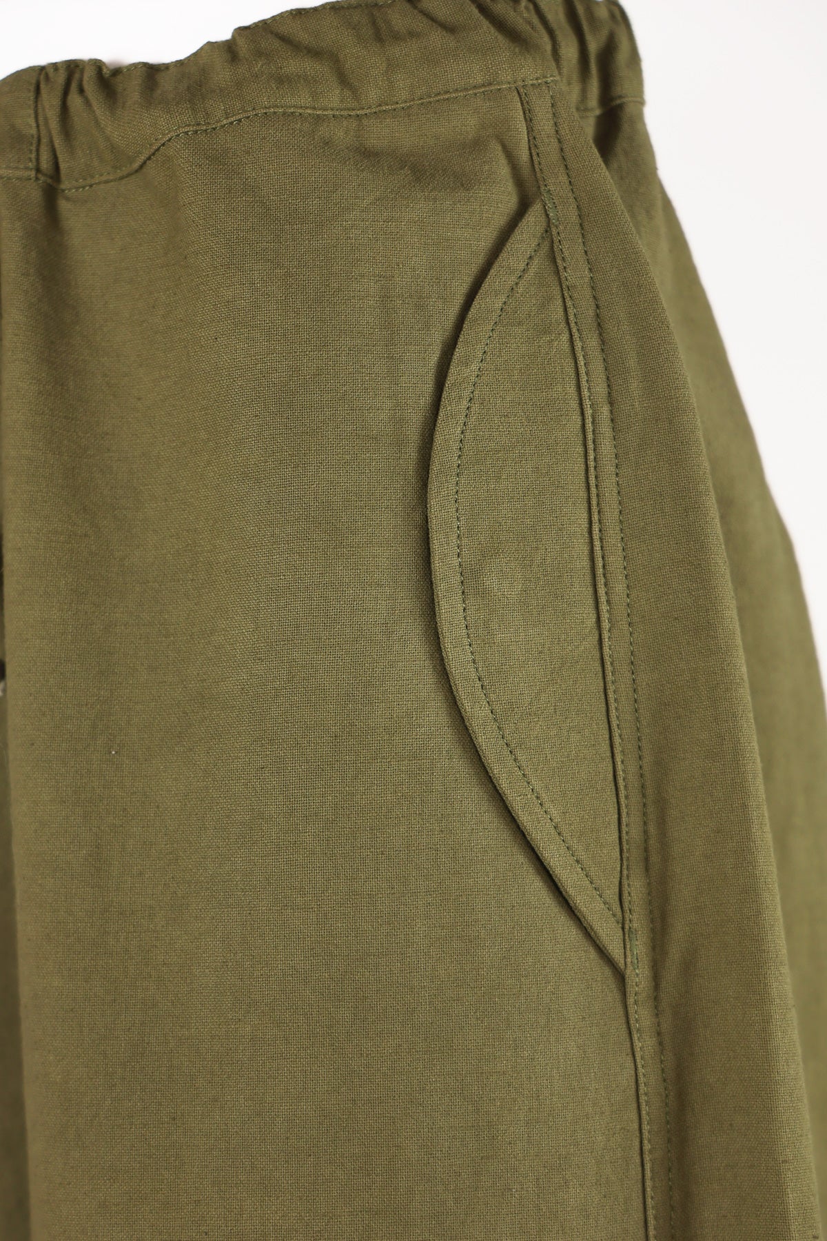 Story Mfg. - Paco Pants - Olive Slub - Canoe Club