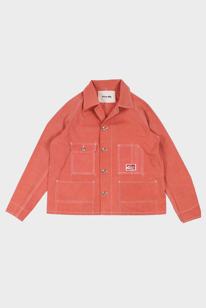 Story Mfg. - Railroad Jacket - Ancient Pink Wonky-Wear - Canoe Club