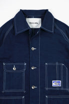 Story Mfg. - Railroad Jacket - Indigo Wonky-Wear - Canoe Club