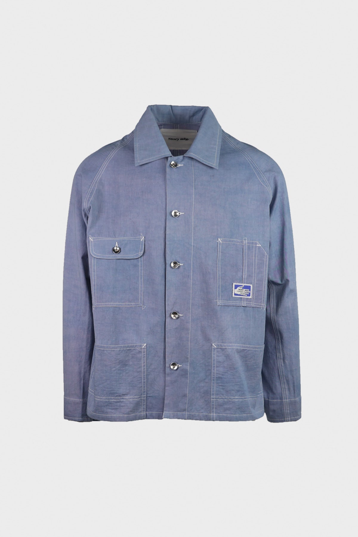 Story Mfg. - Railroad Jacket - Purple Wonky-Wear - Canoe Club