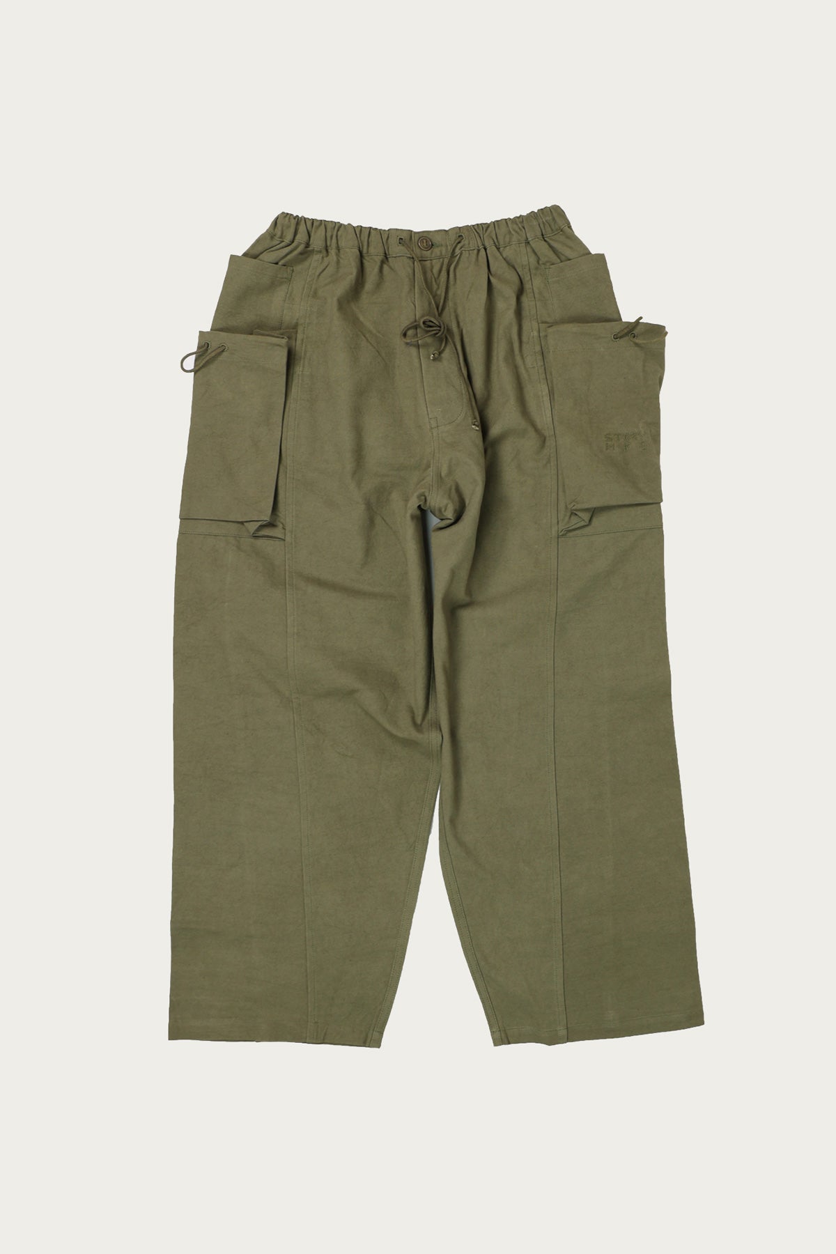 Story Mfg. - Salt Pants - Olive Slub - Canoe Club