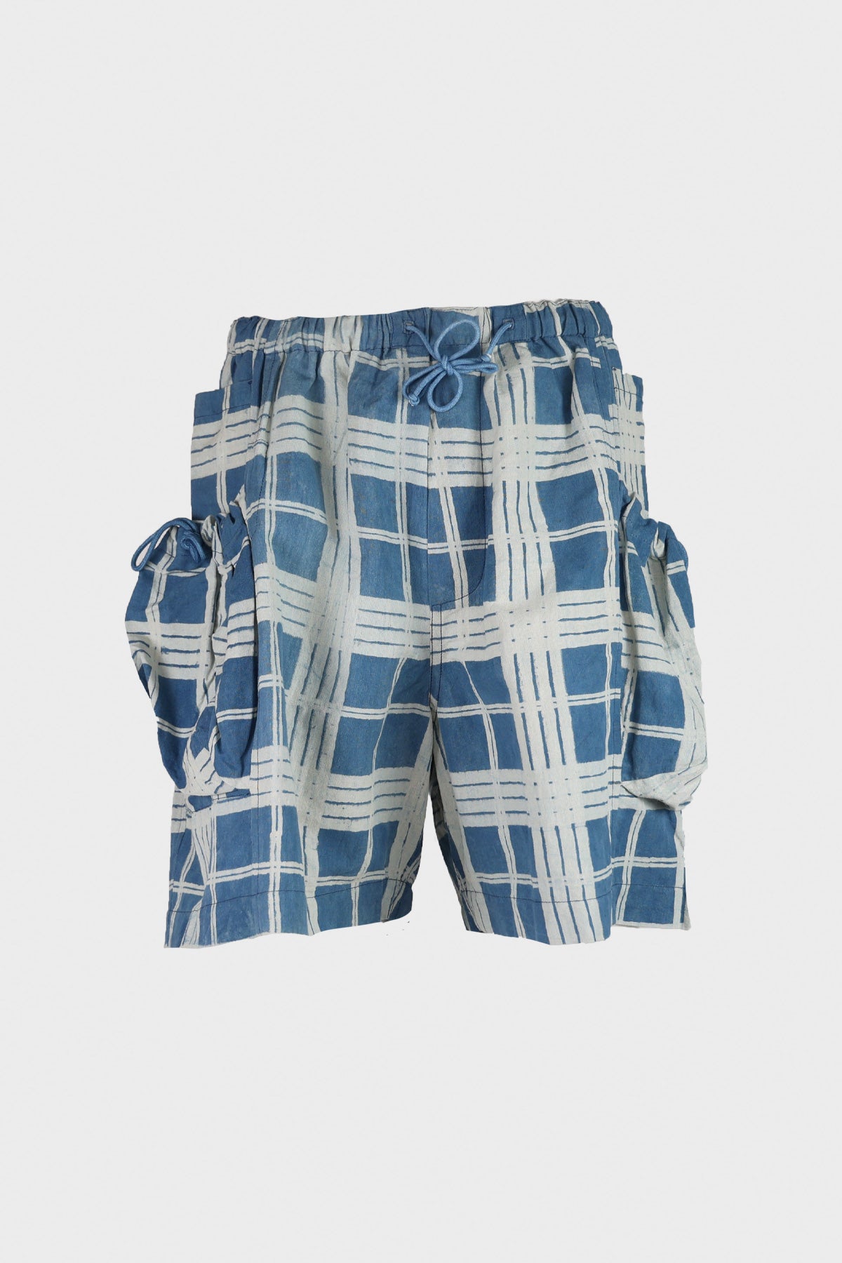 Story Mfg. - Salt Shorts - Indigo Check - Canoe Club