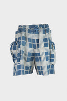 Story Mfg. - Salt Shorts - Indigo Check - Canoe Club