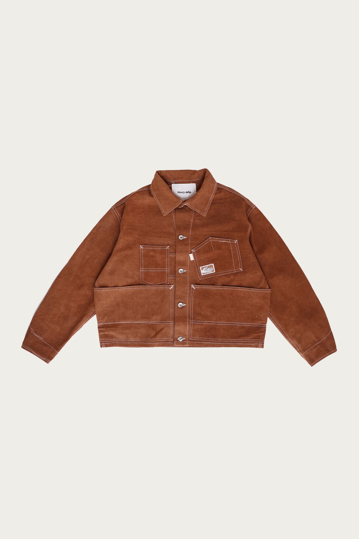 Story Mfg. - Station Jacket - Brown Wonky-Wear - Canoe Club