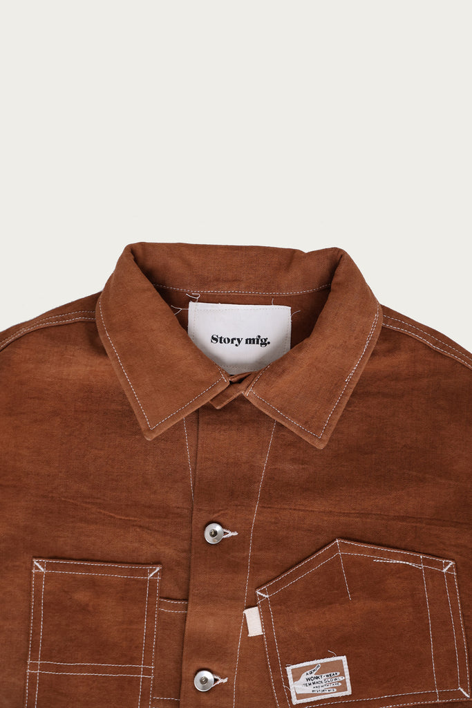 Story Mfg. - Station Jacket - Brown Wonky-Wear - Canoe Club