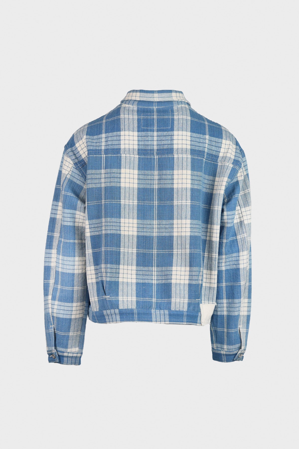 Story Mfg. - Sundae Jacket - Indigo Ecru Check - Canoe Club