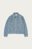 Story Mfg. - Tuesday Jacket - Indigo Check Handloom - Canoe Club
